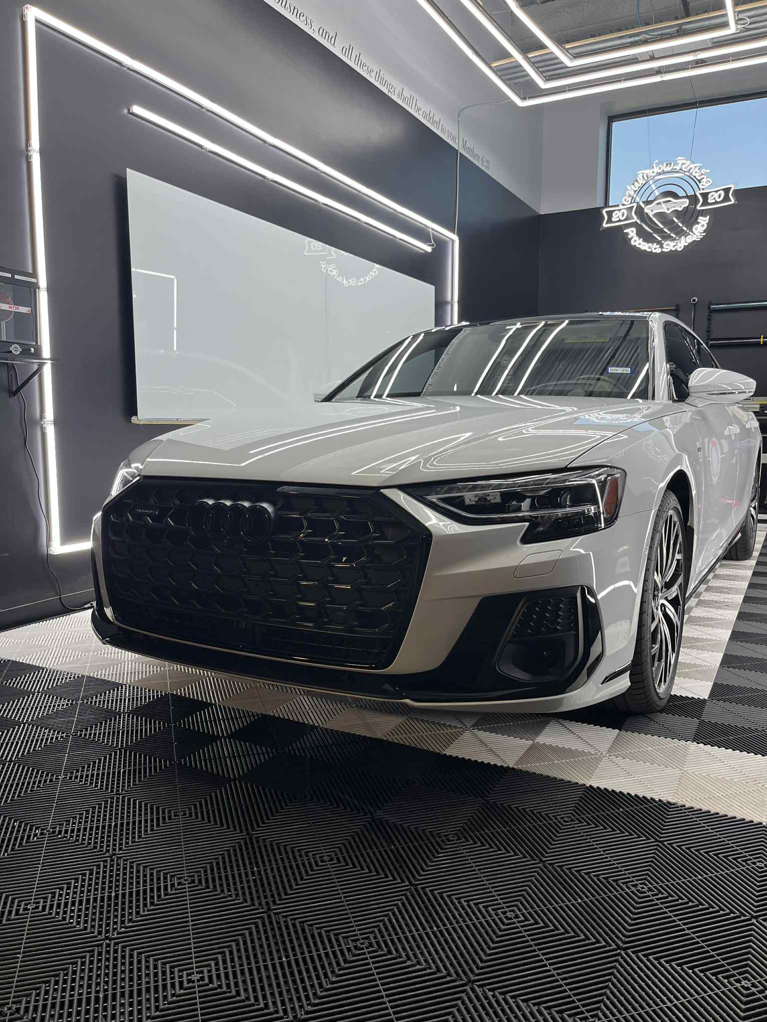 Professional automotive window tinting showcase at G1 Window Tinting